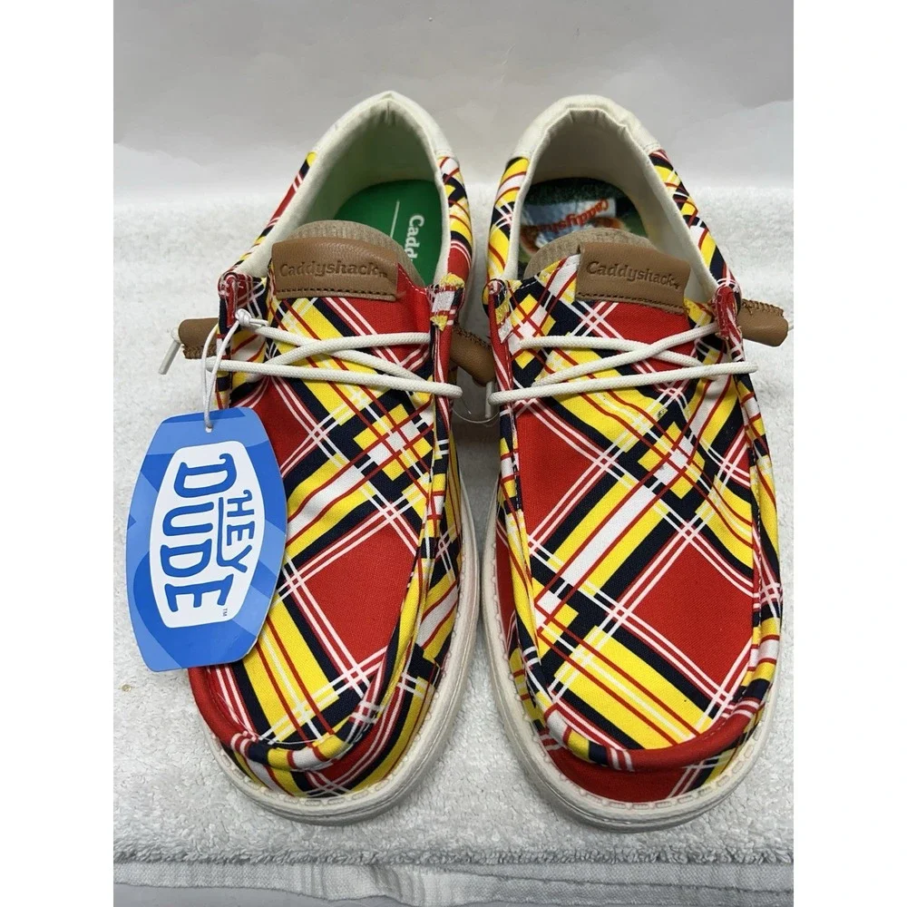 Hey Dude Mens Size 8 W's 9 Wally Caddyshack Slip On Sneaker Shoes